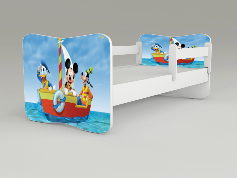 Detská posteľ s odnímateľnými bočnicami Mickey 2